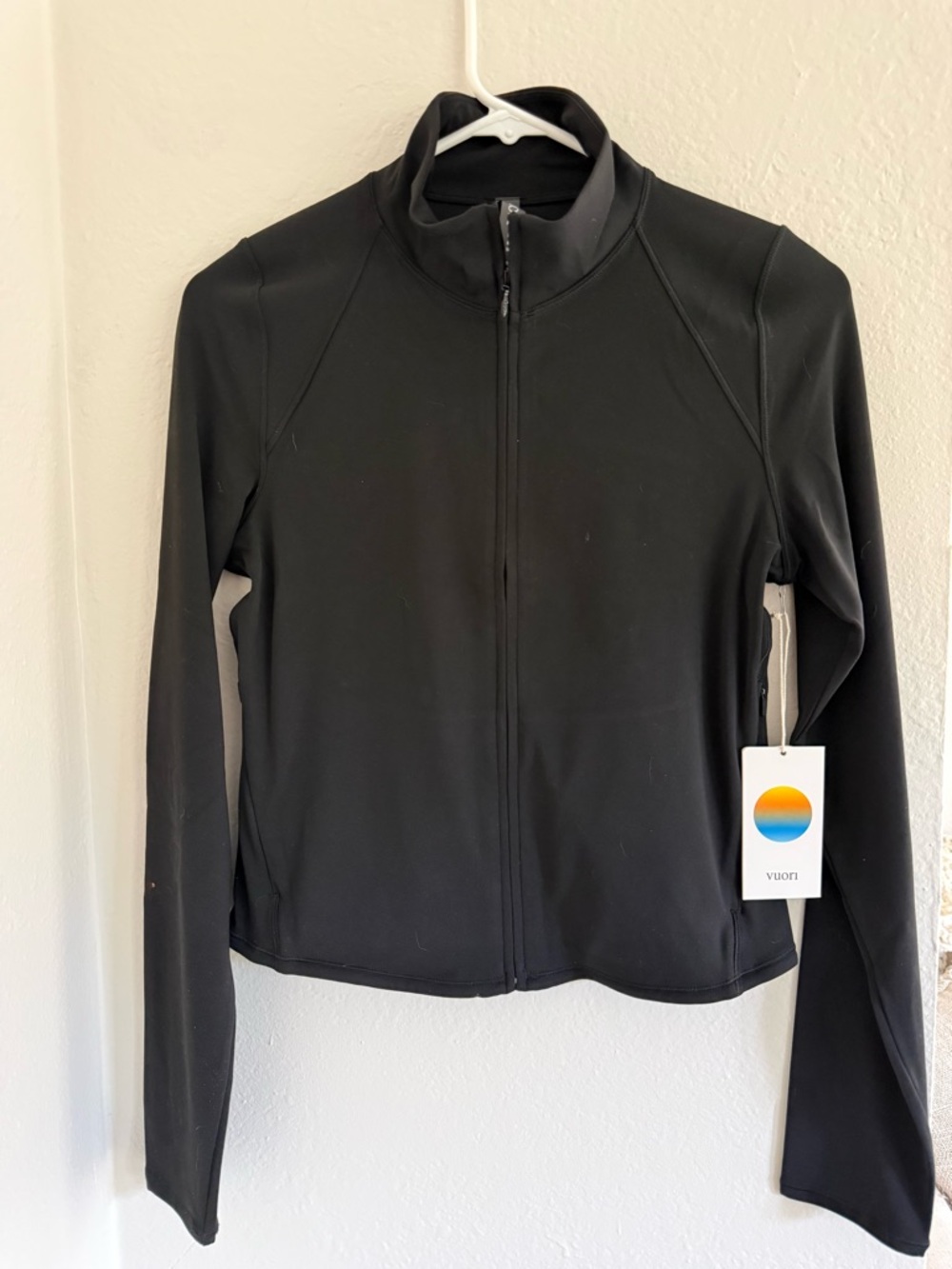 Vuori AllTheFeels full zip Black.